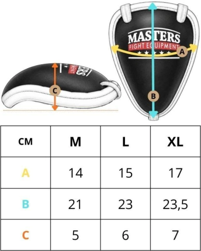 Vyriškas metalinis Džokstraps MASTERS - S-4 THAI 08124-01M