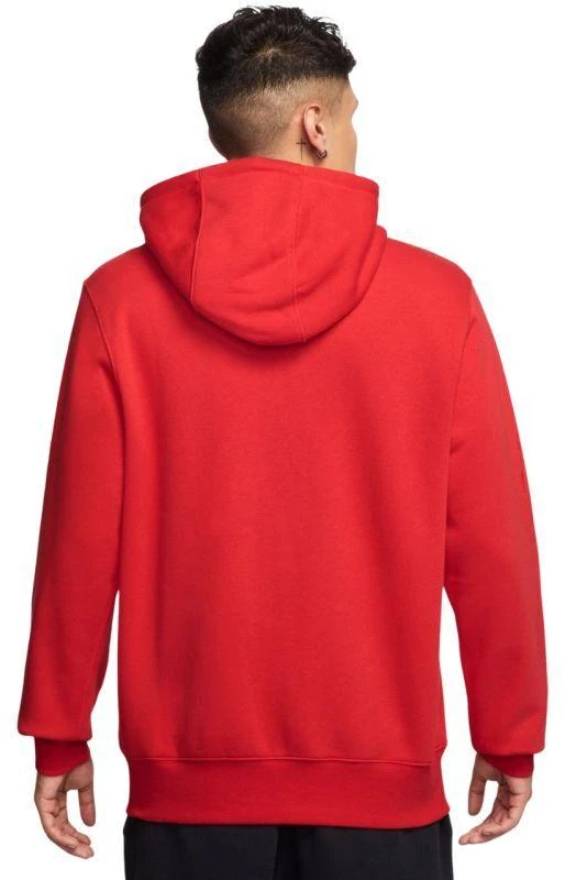 Vyriškas Nike Club BB FZ džemperis su gobtuvu, raudonas, FN3861 657