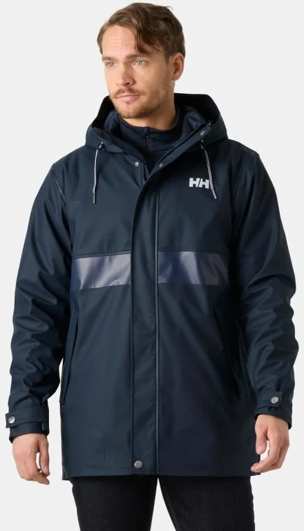 Vyriškas pašiltintas lietpaltis Helly Hansen Moss, tamsiai mėlynas