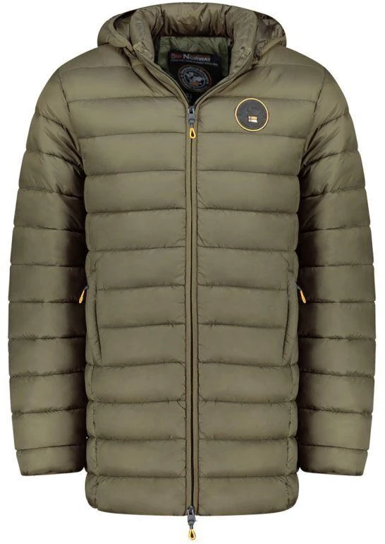 Vyriškas švarkas AMIGOMAP LONG HOOD DB KAKI MEN 233 KAKI (WZ5087H/GN-KAKI) Geographical Norway