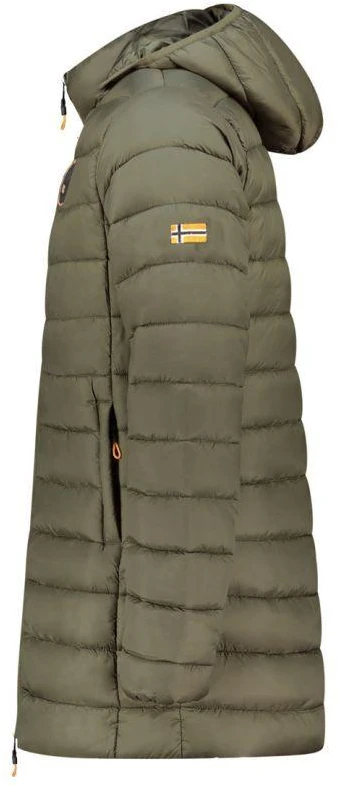 Vyriškas švarkas AMIGOMAP LONG HOOD DB KAKI MEN 233 KAKI (WZ5087H/GN-KAKI) Geographical Norway