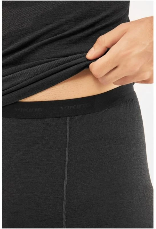 VIKING Gasher Man Set Merino men's underwear, dydis L, juodas