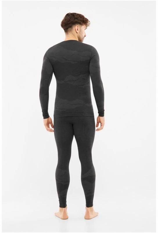VIKING Gasher Man Set Merino men's underwear, dydis L, juodas