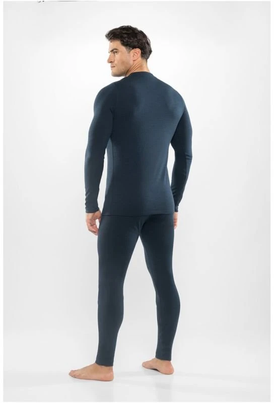 Vyriški terminiai apatiniai VIKING Meriboo Man Set Merino, tamsiai mėlyna, L