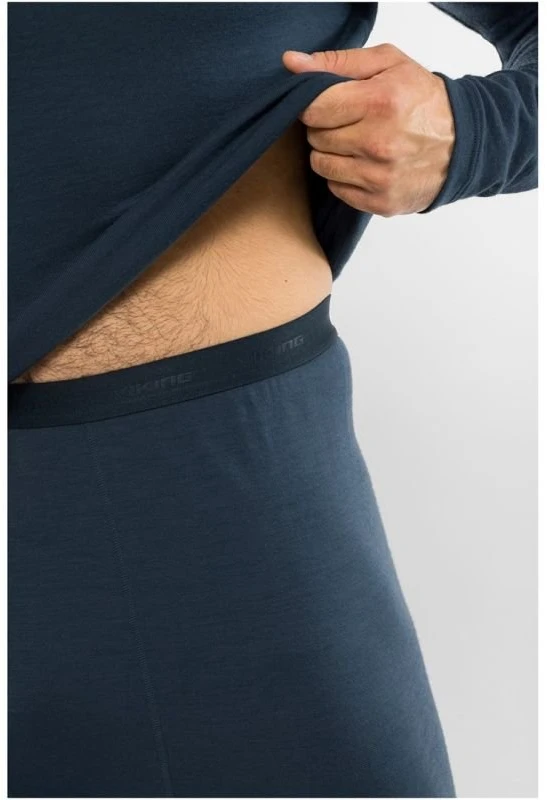 Vyriški terminiai apatiniai VIKING Meriboo Man Set Merino, tamsiai mėlyna, L
