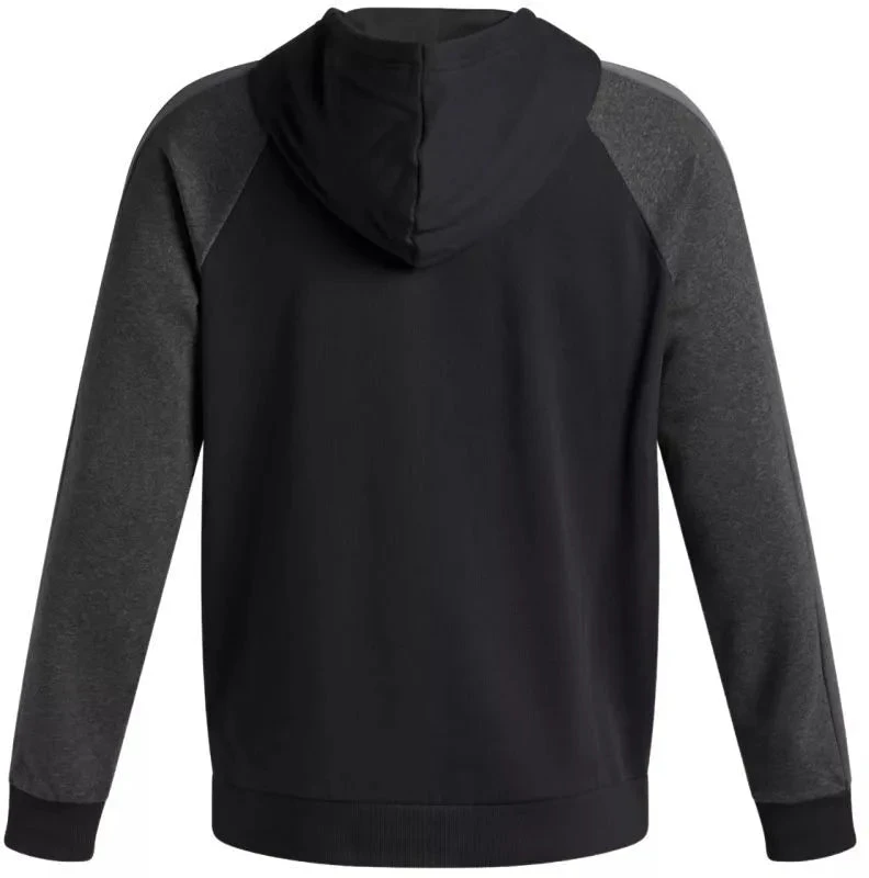 Vyriškas Under Armour Rival Fleece spalvotas džemperis su gobtuvu juodas 6003958 001