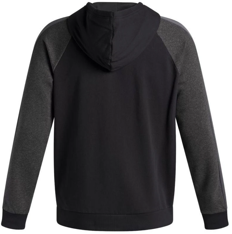 Vyriškas Under Armour Rival Fleece spalvotas džemperis su gobtuvu juodas 6003958 001