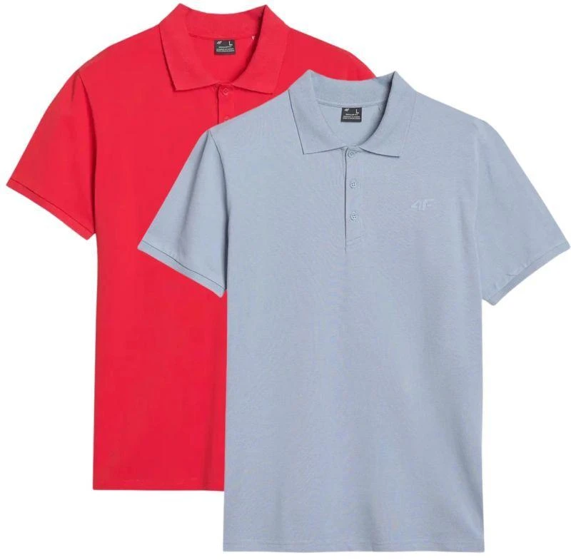 Vyriški 4F polo marškiniai (2 vnt. komplektas) 2P-SS-4FWSS25TPTSM407-92S