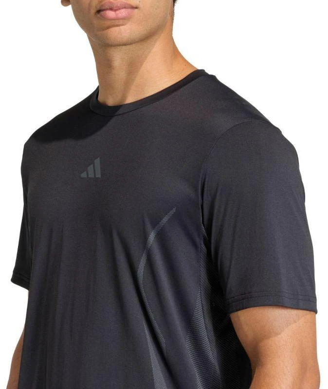 Vyriški adidas Airchill Intensity marškinėliai, juodi KT3260