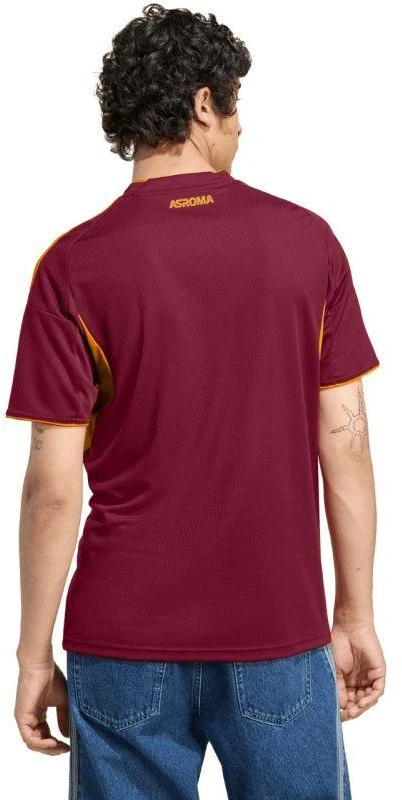 Vyriški adidas AS Roma 25/26 namų bordo spalvos marškinėliai JP4184