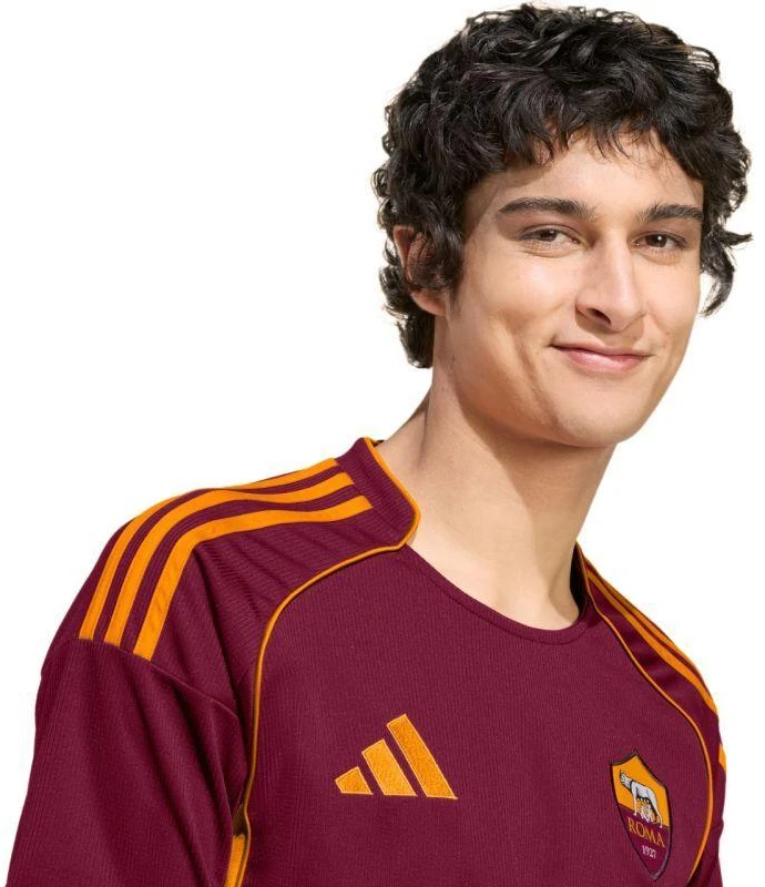 Vyriški adidas AS Roma 25/26 namų bordo spalvos marškinėliai JP4184