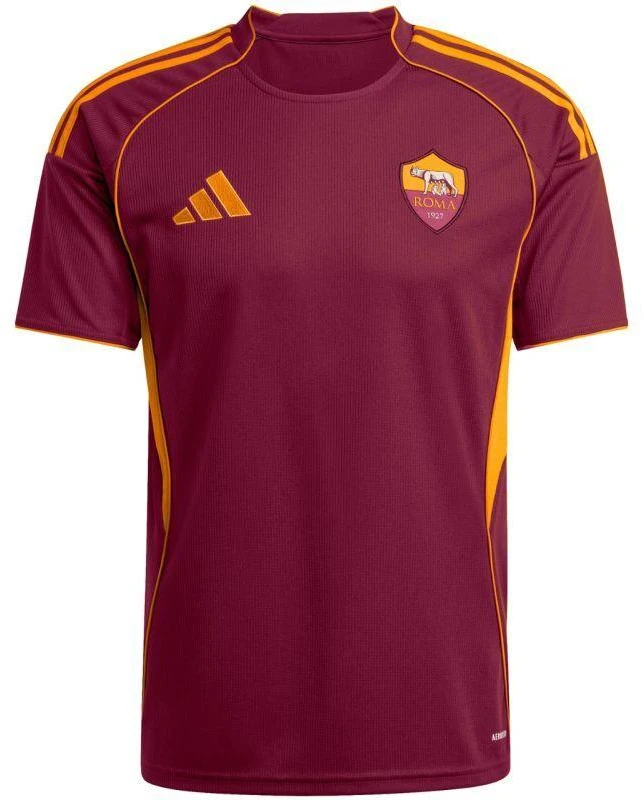 Vyriški adidas AS Roma 25/26 namų bordo spalvos marškinėliai JP4184