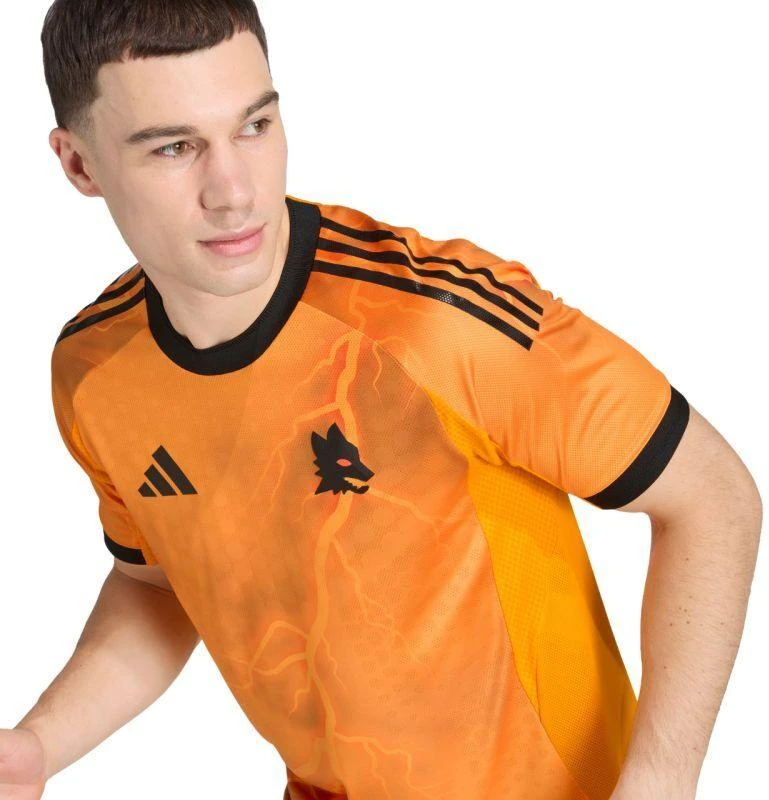 Vyriški adidas AS Roma 25/26 oranžiniai marškinėliai JP4801