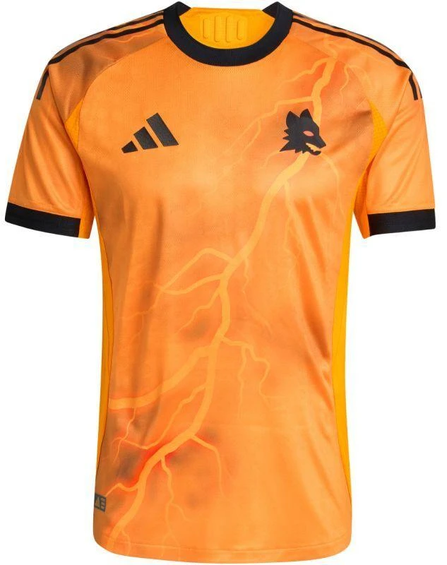Vyriški adidas AS Roma 25/26 oranžiniai marškinėliai JP4801