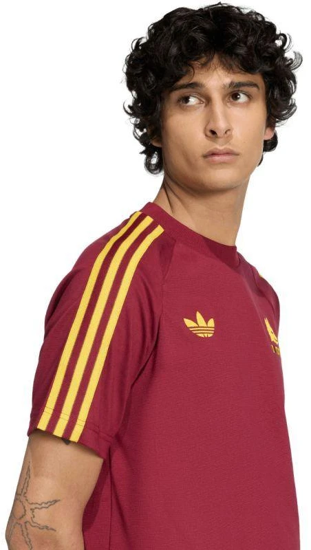 Vyriški adidas AS Roma Originals marškinėliai bordo JZ7185