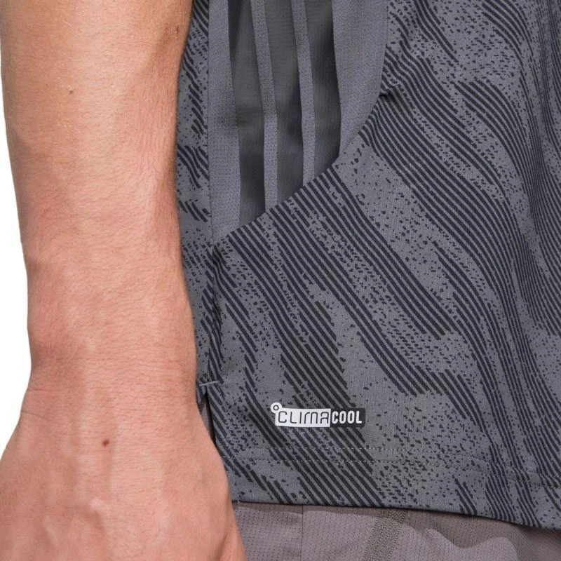 Vyriški adidas Cool Intensity treniruočių marškinėliai pilki KQ7535