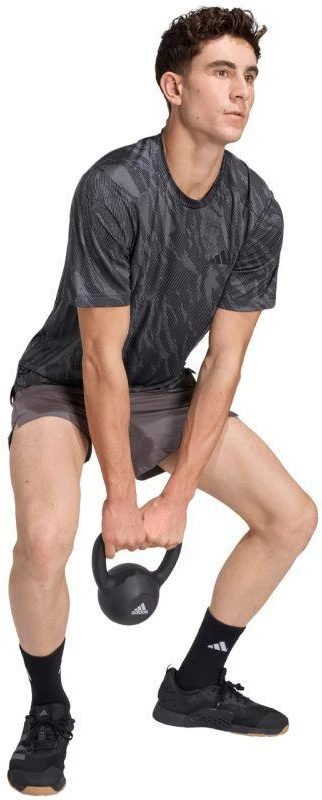 Vyriški adidas Cool Intensity treniruočių marškinėliai pilki KQ7535