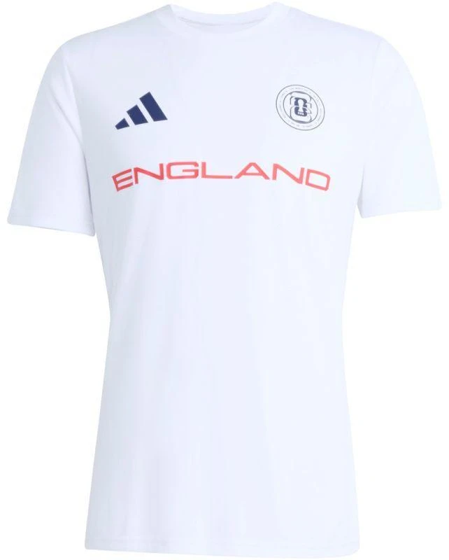 Vyriški adidas England 26 marškinėliai, balti, KH2309