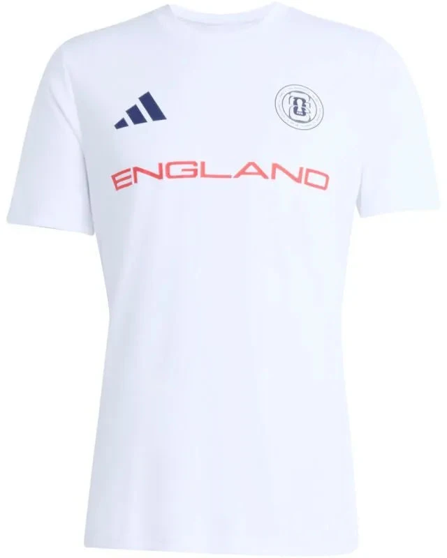Vyriški adidas England 26 marškinėliai, balti, KH2309
