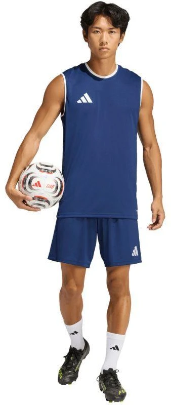 Vyriški „adidas Entrada 26“ berankoviai marškinėliai, tamsiai mėlyni, KB3930
