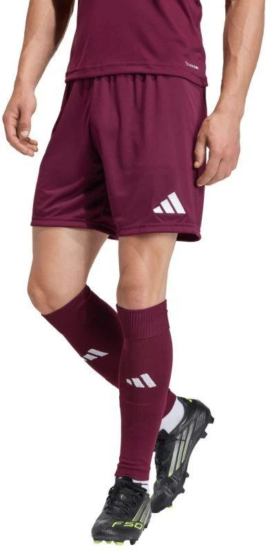 Vyriški „adidas“ Entrada 26 bordo spalvos šortai JZ2514