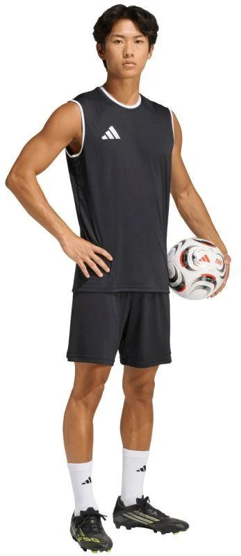 Vyriški adidas Entrada 26 marškinėliai be rankovių, juodi KB3929