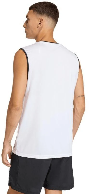 Vyriški adidas Entrada 26 marškinėliai be rankovių balti KB3928