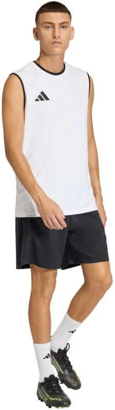 Vyriški adidas Entrada 26 marškinėliai be rankovių balti KB3928
