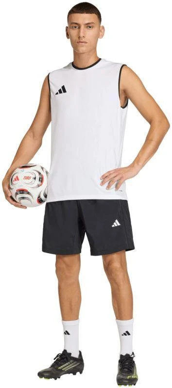 Vyriški adidas Entrada 26 marškinėliai be rankovių balti KB3928