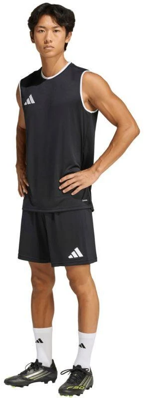 Vyriški adidas Entrada 26 marškinėliai be rankovių, juodi KB3929