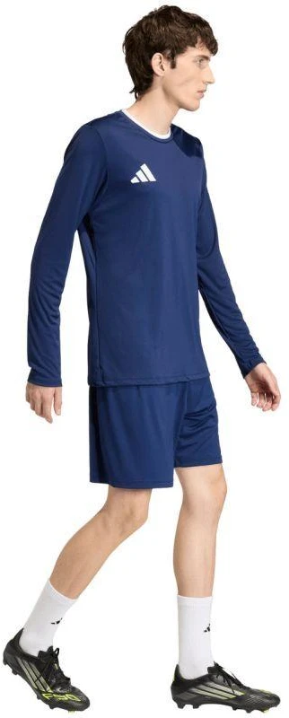 Vyriški adidas Entrada 26 marškinėliai ilgomis rankovėmis, tamsiai mėlyni KF5850