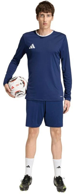 Vyriški adidas Entrada 26 marškinėliai ilgomis rankovėmis, tamsiai mėlyni KF5850