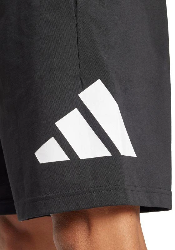 Vyriški adidas Essentials Big Logo Single Jersey šortai, juodi IS6909