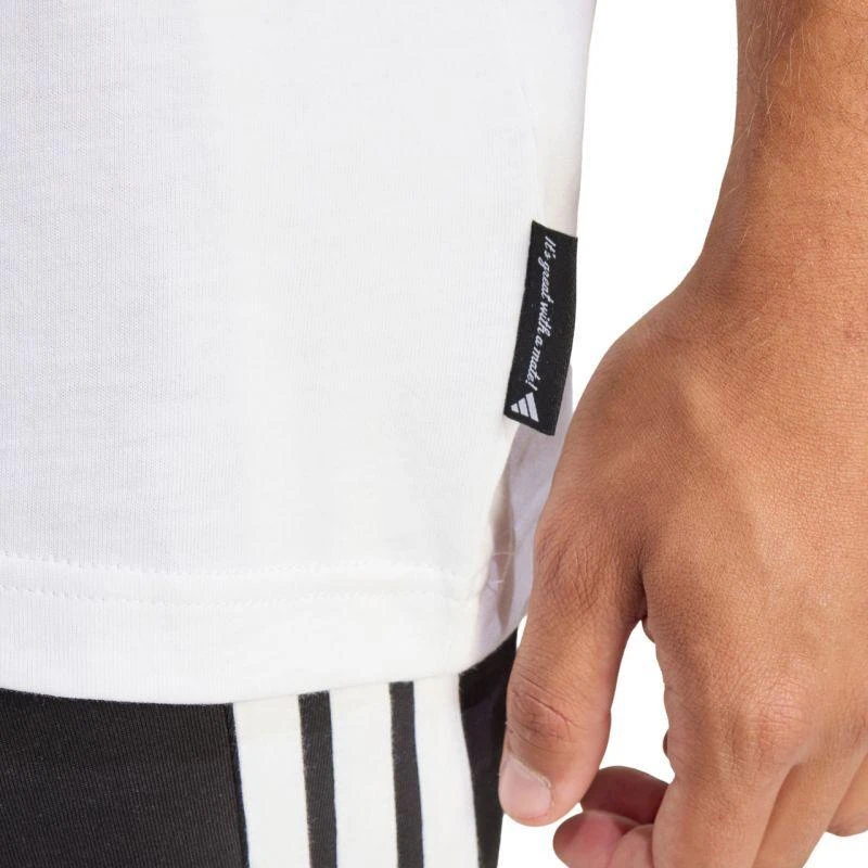 Vyriški adidas Novelty Mini marškinėliai balti JZ5037