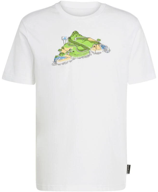 Vyriški adidas Novelty Mini marškinėliai balti JZ5037