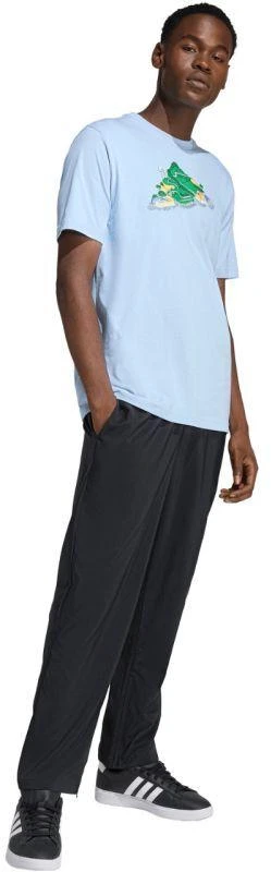 Vyriški adidas Novelty Mint marškinėliai, šviesiai mėlyni JZ5038