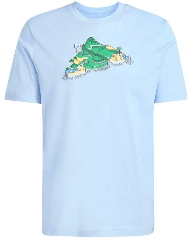 Vyriški adidas Novelty Mint marškinėliai, šviesiai mėlyni JZ5038