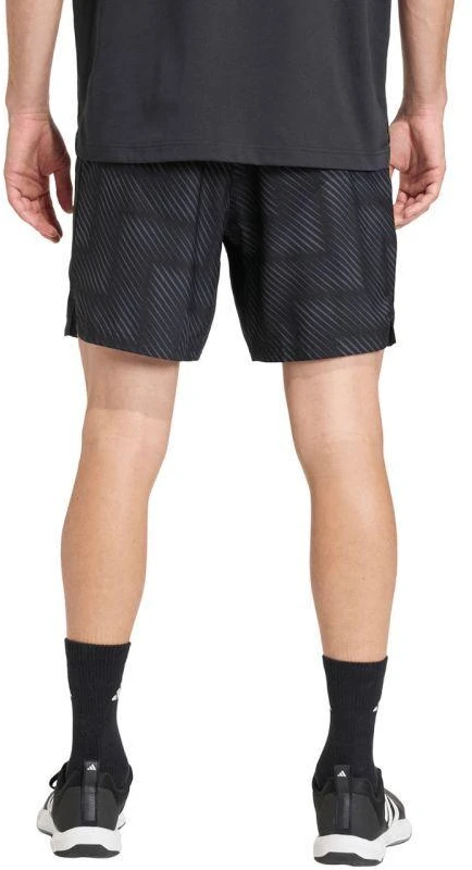 Vyriški adidas Tech Intensity Aop šortai, juodi, KB3123