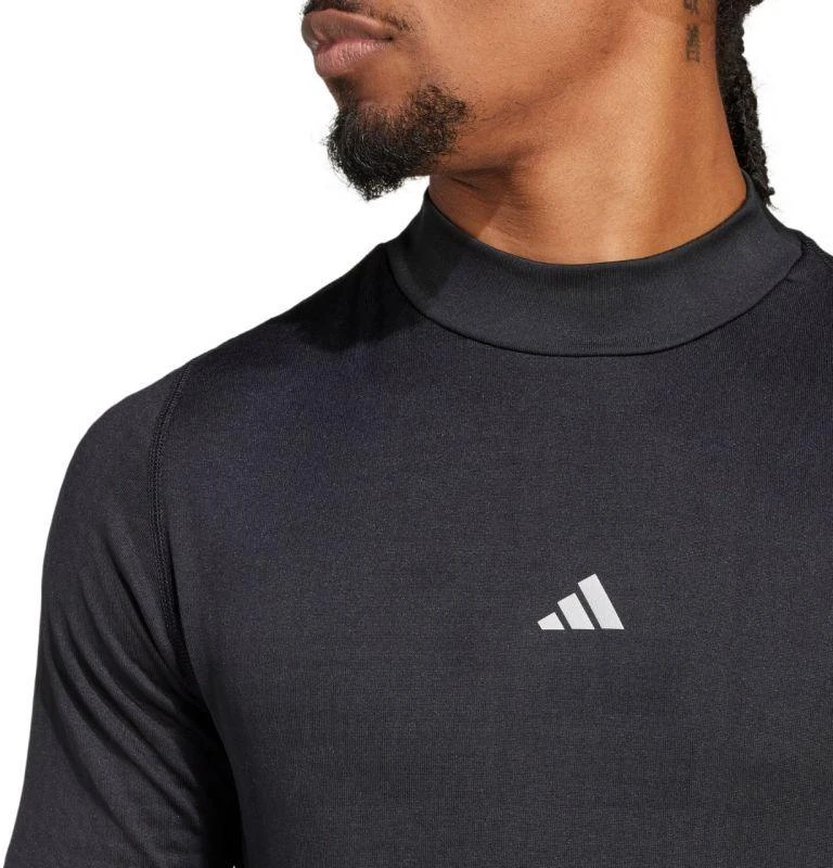 Vyriški adidas Techfit Cold.Rdy juodi ilgarankoviai marškinėliai JL5623