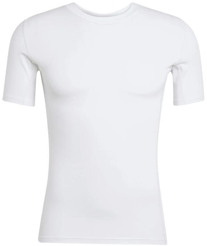 Vyriški adidas Techfit marškinėliai trumpomis rankovėmis balti JP4675