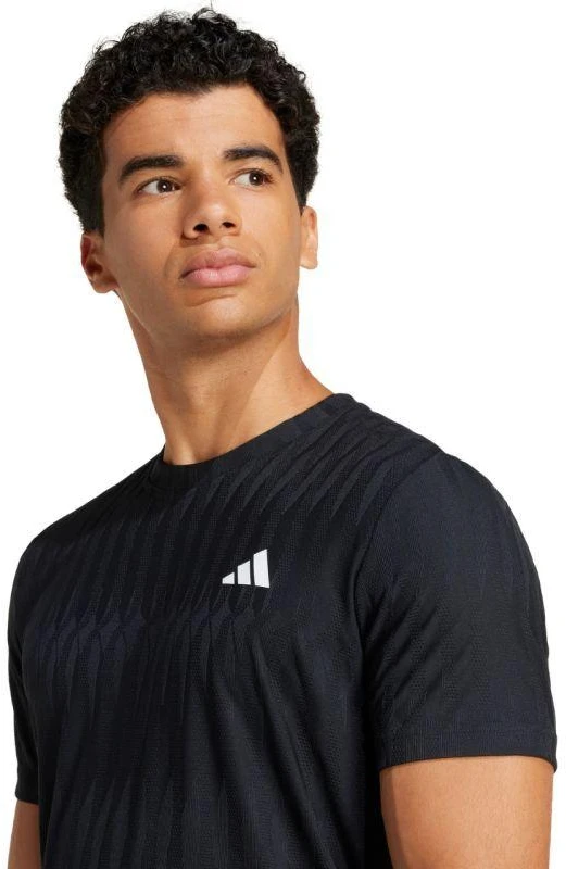 Vyriški adidas teniso marškinėliai Climacool+ AirChill FreeLift, juodi JF8459