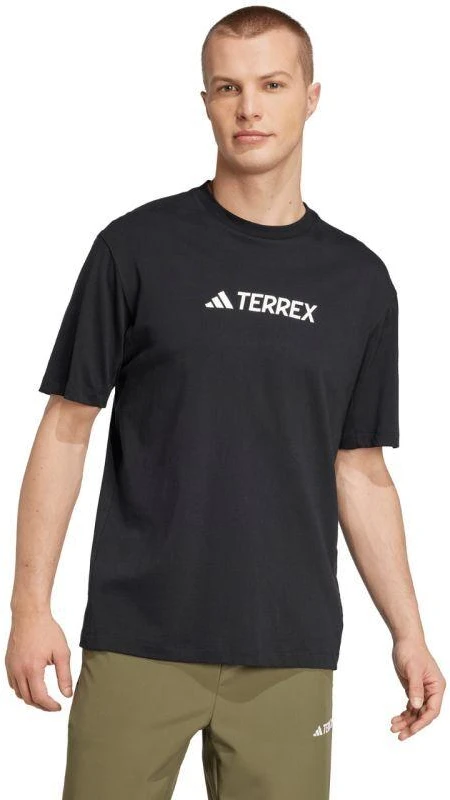 Vyriški adidas Terrex Classic Logo marškinėliai, juodi JF9143
