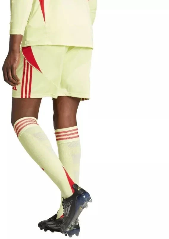 Vyriški adidas Tiro 24 šortai geltoni ir raudoni JI6090