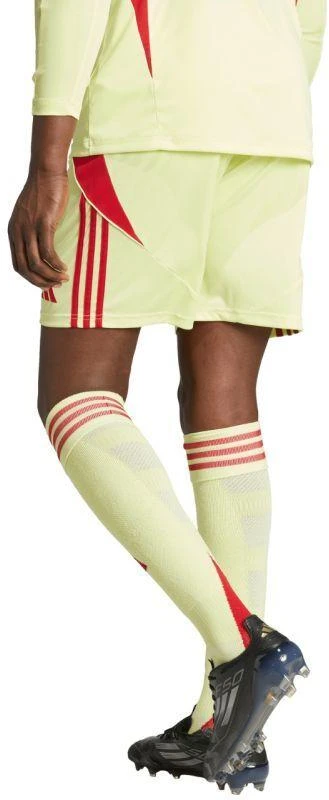 Vyriški adidas Tiro 24 šortai geltoni ir raudoni JI6090