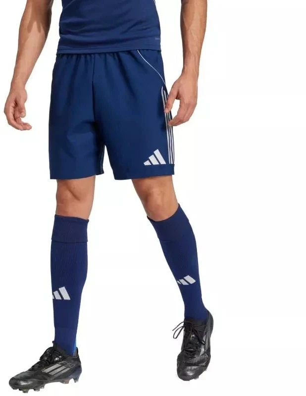 Vyriški adidas Tiro 25 varžybų tamsiai mėlyni šortai JG1063