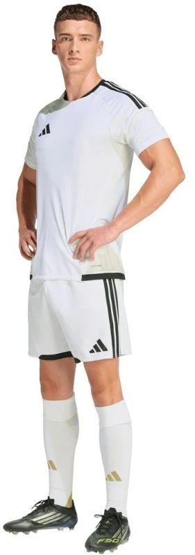 Vyriški adidas Tiro 26 Competition Match varžybiniai šortai, balti ir juodi KA6183