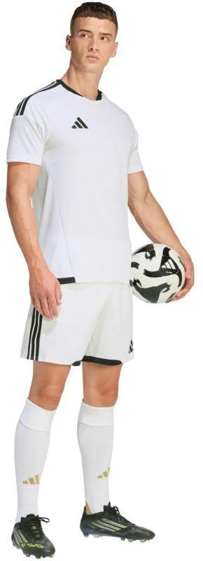 Vyriški adidas Tiro 26 Competition Match varžybiniai šortai, balti ir juodi KA6183