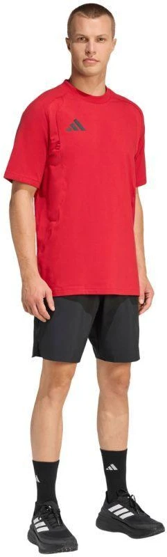 Vyriški adidas Tiro 26 kelionių marškinėliai raudoni KD1121