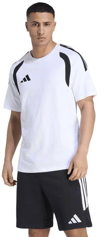 Vyriški adidas Tiro 26 League Marškinėliai, balti ir juodi KC3698