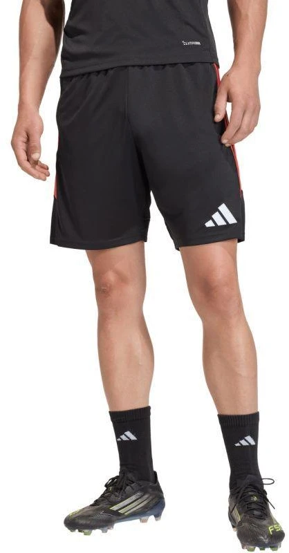 Vyriški adidas Tiro 26 League treniruočių šortai Juodi ir Raudoni JY9716